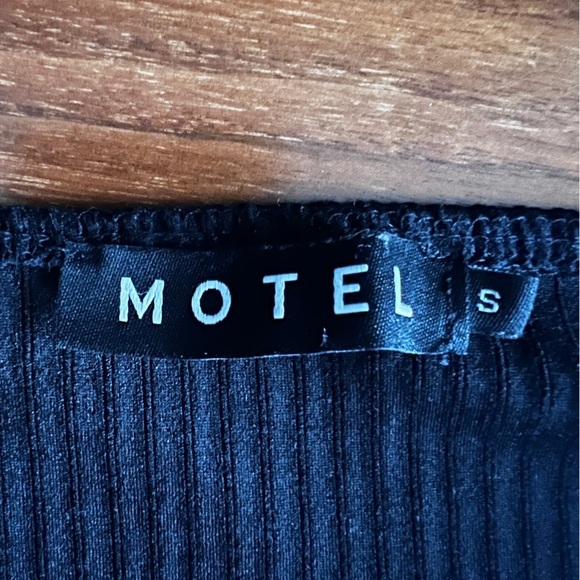 Motel Rocks Pendan Bodycon Dress In Rib Black Revolver size small - Picture 12 of 16